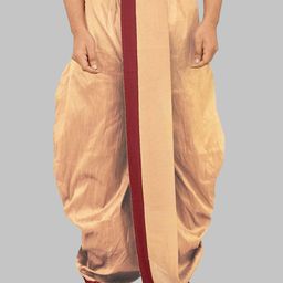 ROYAL KURTA Men Solid Silk Ready To Wear Dhoti Pants-image-87
