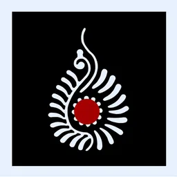 Comet Busters BIN2052 Handcrafted Beautiful Traditional Designer Bindi - White-10