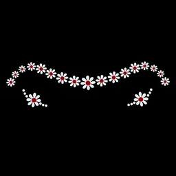Comet Busters Handcrafted Beautiful Traditional Designer Bindi - BIN2047-White-5