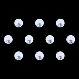 Comet Busters Handcrafted Beautiful Traditional Designer Bindi - BIN2043-White-45