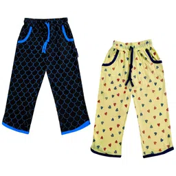 IndiWeaves Girls Pack of 2 Mid-Rise Cotton Printed Capris-picture-28