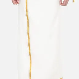 Ramraj Pack Of 2 Mid-Rise Cotton Dhotis-44