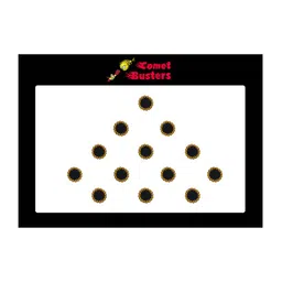 Comet Busters 13 Pcs Reusable Circular Beaded Designer Bindis - Black & Gold-Toned image 2