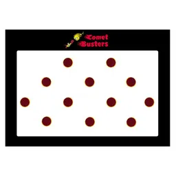 Comet Busters Set Of 12 Maroon Bindis image 3