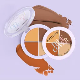 MATTLOOK True Cover Conceal-Correct & Contour Palette - Sugar Biscuit 02-15