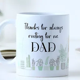 fnp White & Black Text or Slogans Printed Ceramic Glossy Mug 325ml-4