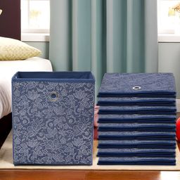 Kuber Industries Navy Blue Set of 6 Regular Multi-Utility Organisers-23