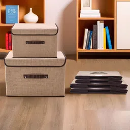 Kuber Industries Brown Set of 6 Regular Drawer Organiser Organisers-7