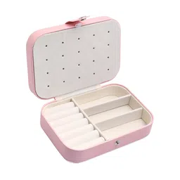 Yellow Chimes Pink Wardrobe Jewellery Organiser-19