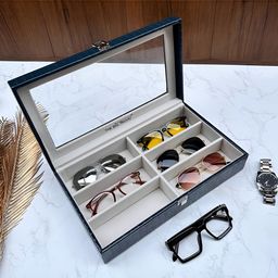 La Trove Blue & Transparent Regular Separator Organisers-25