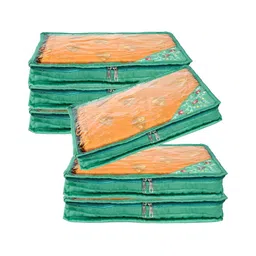 Kuber Industries Green 6 Pieces Multi-Utility Organisers-58