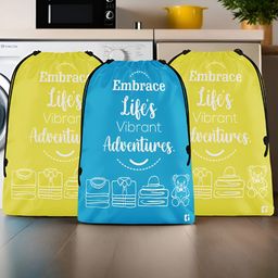 Kuber Industries Yellow Set of 3 Regular Multi-Utility Organisers-43