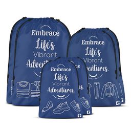 Kuber Industries Blue 6 Pieces Multi-Utility Organisers-12