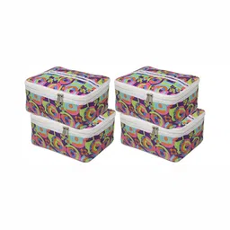 atorakushon White 4 Pieces Reusable Jewellery Makeup Organisers-41