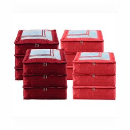 Kuber Industries Maroon Set of 6 Regular Drawer Organiser Organisers-25