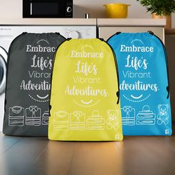 Kuber Industries Yellow Set of 3 Regular Multi-Utility Organisers-45