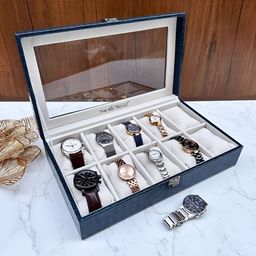La Trove Blue Regular Watch Organisers-12