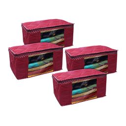 Kuber Industries Set Of 4 Solid Drawer Organisers-46