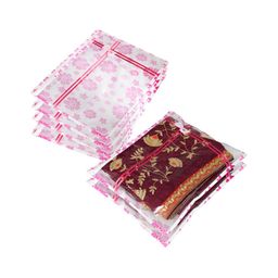 Kuber Industries White & Pink 6 Pieces Printed Multi-Utility Organisers-15