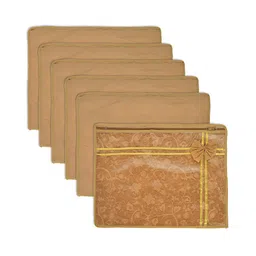 Kuber Industries Brown 6 Pieces Multi-Utility Organisers-46