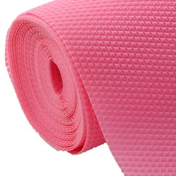Dakshya Industries Pink Striped Water Resistant Shelf Liner Organisers-43