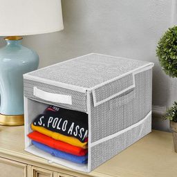 prettykrafts Grey 6-Printed Shirt Organizers-image-53