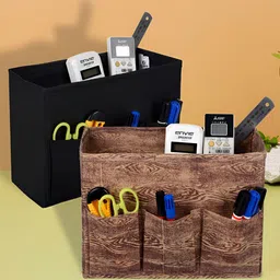 Kuber Industries Brown 2 Pieces Reusable Drawer Organisers-1