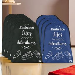 Kuber Industries Navy Blue & Black 8 Pieces Printed Multi-Utility Organisers-47