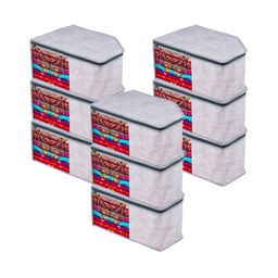 Kuber Industries Grey 9 Pieces Regular Multi-Utility Organisers-53