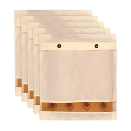Kuber Industries Cream 5 Piecesa Reusable Multi-Utility Organisers-56
