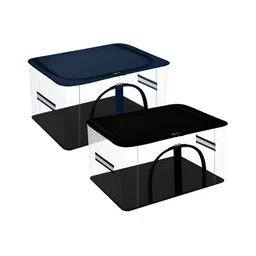 Kuber Industries Navy Blue & Black 2 Pieces Multi-Utility Organisers-picture-14