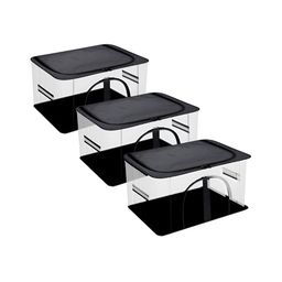 Kuber Industries Grey 3 Pieces Regular Shoes Organisers-18