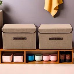 Kuber Industries Brown Set of 2 Regular Drawer Organiser Organisers-26
