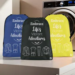 Kuber Industries Yellow Set of 3 Regular Multi-Utility Organisers-50