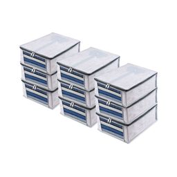 Kuber Industries Grey 9 Pieces Regular Multi-Utility Organisers-1
