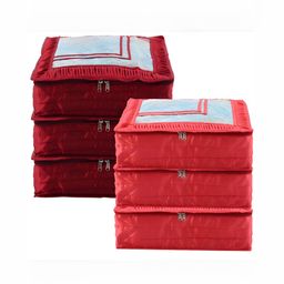Kuber Industries Maroon Set of 6 Regular Drawer Organiser Organisers-23