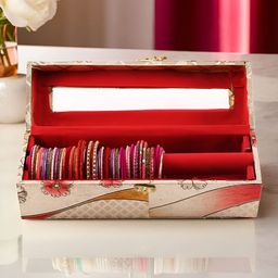 Kuber Industries Gold-Toned Set of 1 Regular Jewellery Organiser Organisers-13