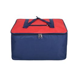 Kuber Industries Red & Blue Underbed Storage Bag Organiser-43