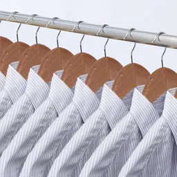 Kuber Industries Brown 6 Pieces Lightweight Wooden Hangers-image-56