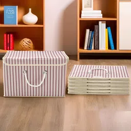 Kuber Industries Cream-Coloured Set of 6 Regular Drawer Organiser Organisers-27