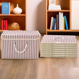 Kuber Industries Cream-Coloured Set of 6 Regular Drawer Organiser Organisers-42