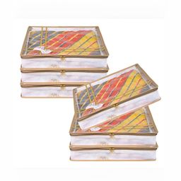 Kuber Industries White Set of 6 Regular Drawer Organiser Organisers-0