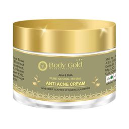 Body Gold Anti Acne Cream With Lavender Teatree & Calendula Herbs - 50g-51