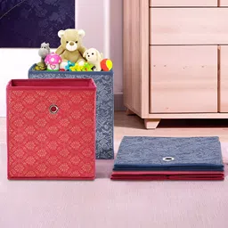 Kuber Industries Maroon Set of 4 Regular Multi-Utility Organisers-11