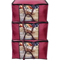 Stylista Maroon 3 Pieces Water Resistant Multi-Utility Organisers-17