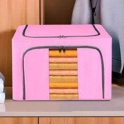 Kuber Industries Pink & Grey Waterproof Drawer Organiser-40