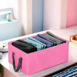 Kuber Industries Pink Regular Drawer Organiser-0