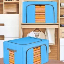 Kuber Industries Blue 6 Pieces Regular Drawer Organisers-17