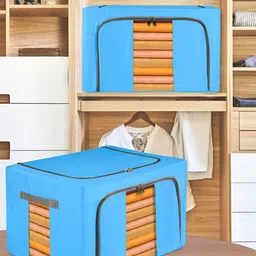 Kuber Industries Blue 6 Pieces Regular Drawer Organisers-30