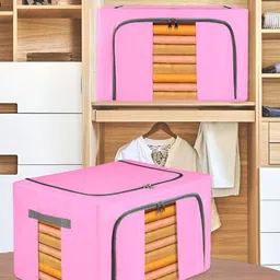 Kuber Industries Pink 8 Pieces Regular Drawer Organisers-1